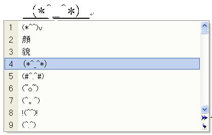 顔文字を入力したい ワードの裏技